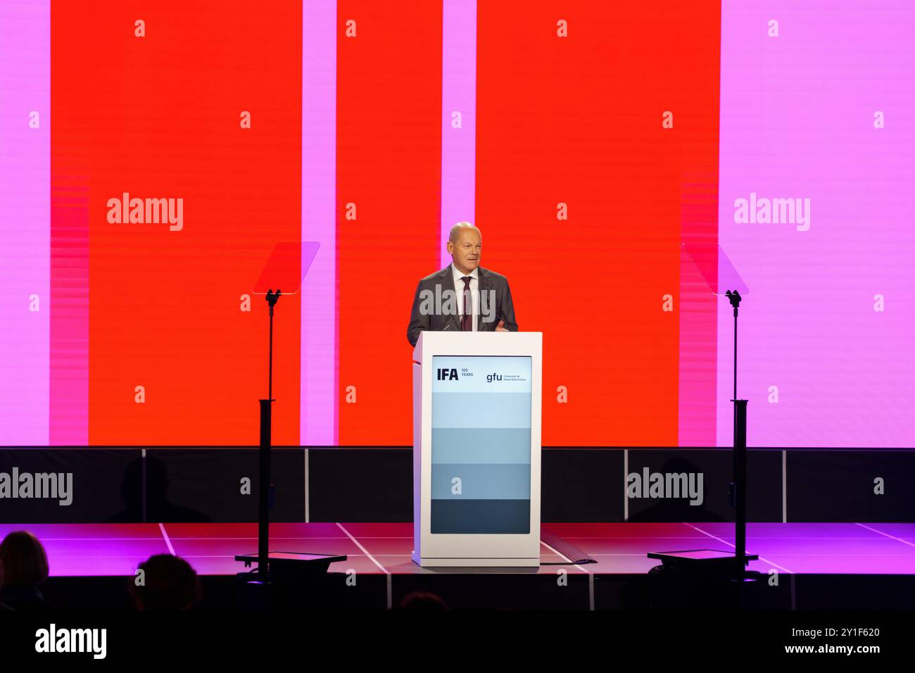 Opening Gala before 100 years of Ifa 2024 with Olaf Scholz Stock Photo
