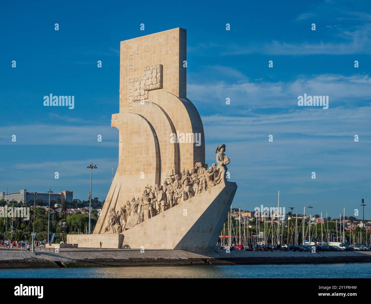 Monument of the Discoveries, Lisbon, Portugal. Stock Photo