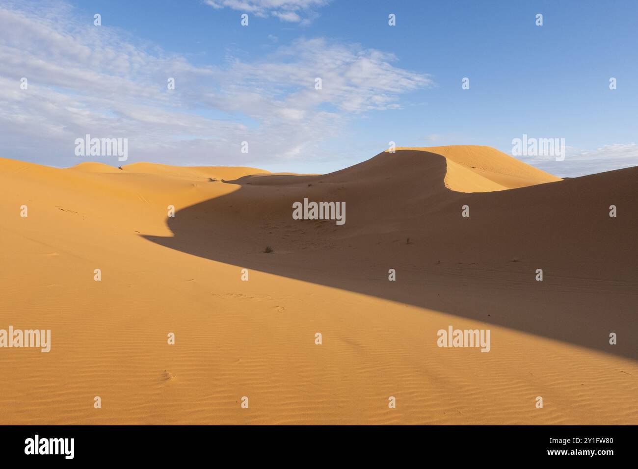 Morocco. . Beautiful sand dunes in the Sahara desert Stock Photo - Alamy