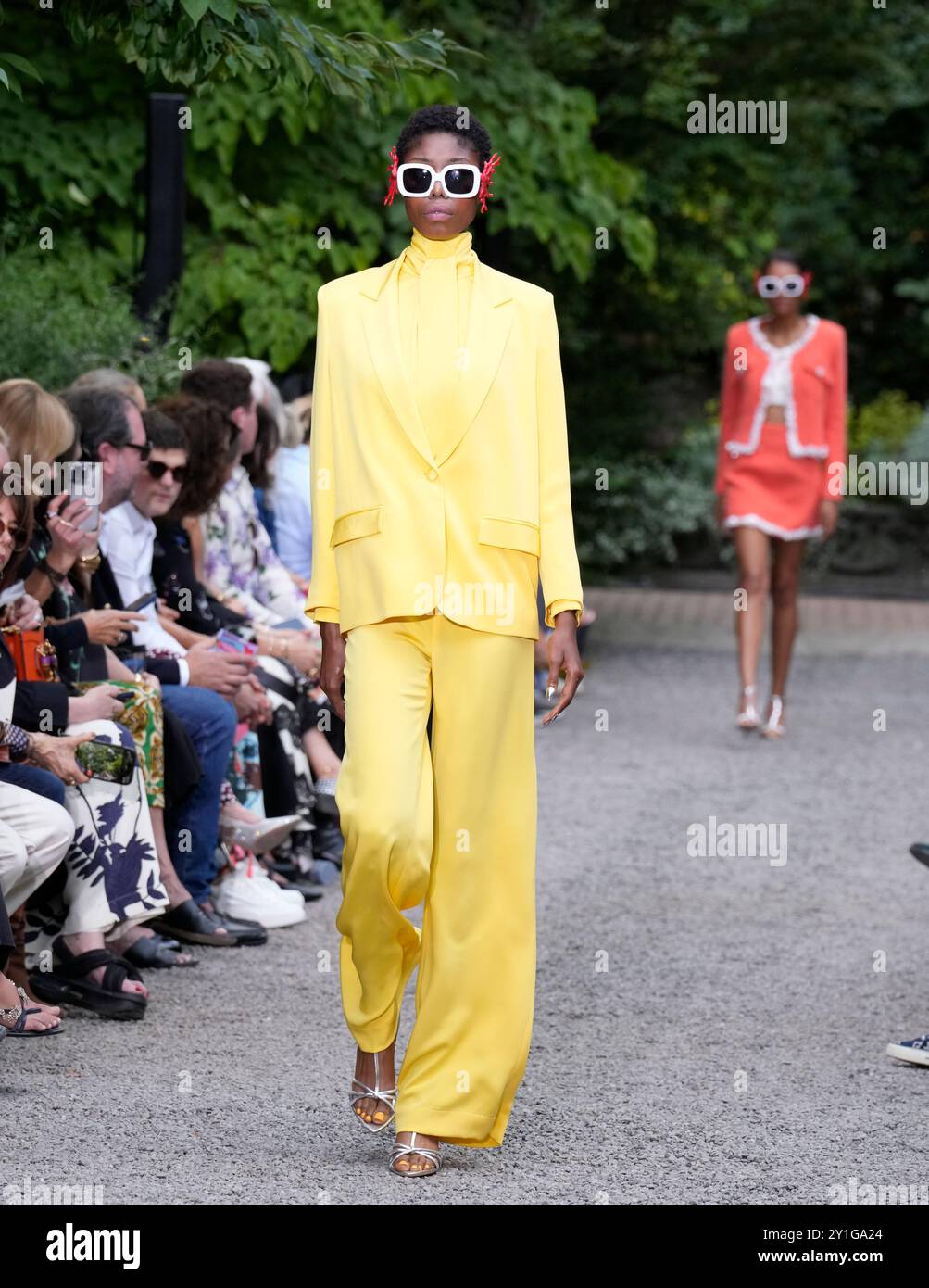 New York, United States. 06th Sep, 2024. 9/6/24, New York, New York, United States Libertine Spring 2024 Runway during the Libertine Spring 2024 collection, held during NYFW at the Elizabeth Street Gallery in New York City, Friday September 6th, 2024. Credit: Jennifer Graylock/Alamy Live News Stock Photo