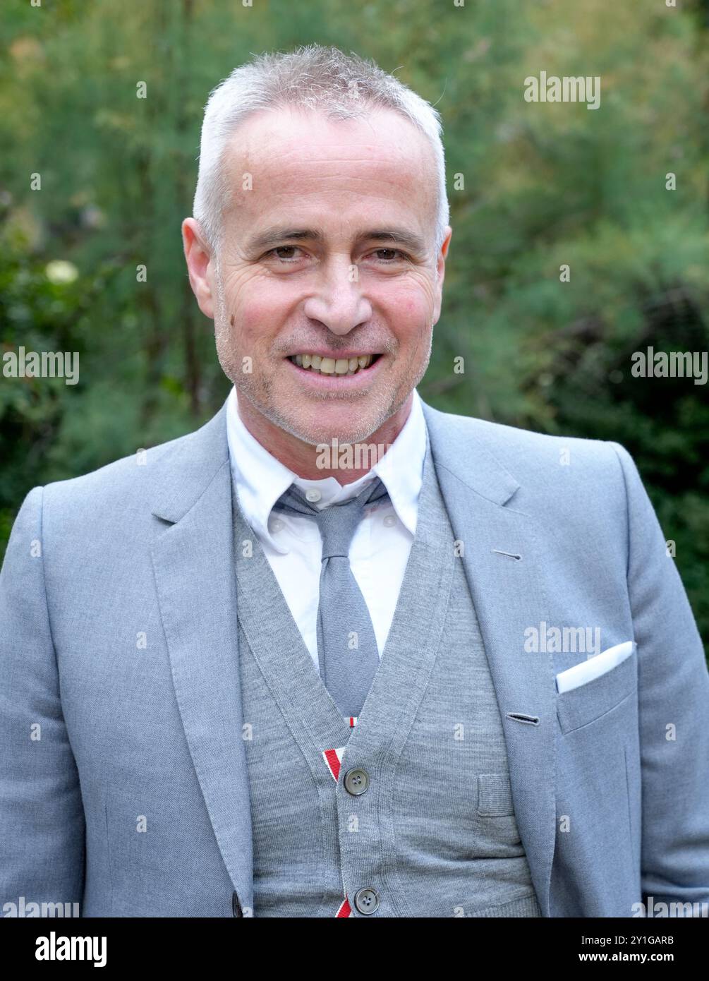 New York, United States. 06th Sep, 2024. 9/6/24, New York, New York, United States Thom Browne during Libertine Spring 2024 collection, held during NYFW at the Elizabeth Street Gallery in New York City, Friday September 6th, 2024. Credit: Jennifer Graylock/Alamy Live News Stock Photo