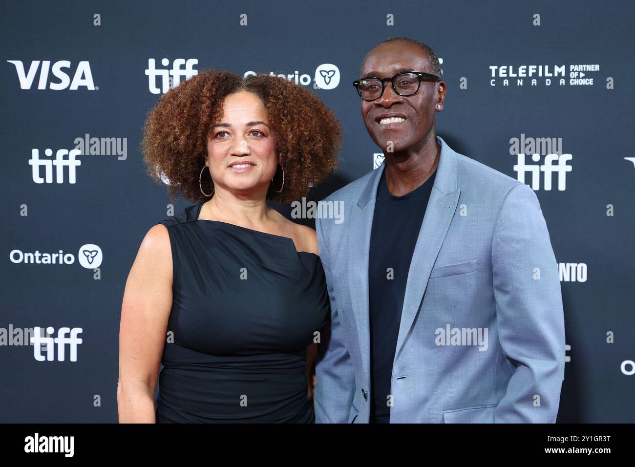 On. 06th Sep, 2024. Bridgid Coulter, Don Cheadle at arrivals for UNSTOPPABLE Premiere at the Toronto International Film Festival (TIFF) 2024, Roy Thomson Hall, Toronto, ON, September 06, 2024. Credit: JA/Everett Collection/Alamy Live News Stock Photo