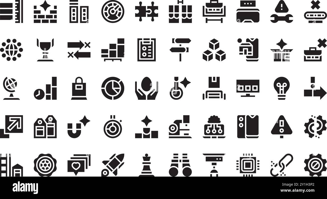 Business disruption icons High-Quality Vector Icons Collection with Editable Stroke. Ideal for Professional and Creative Projects. Stock Vector