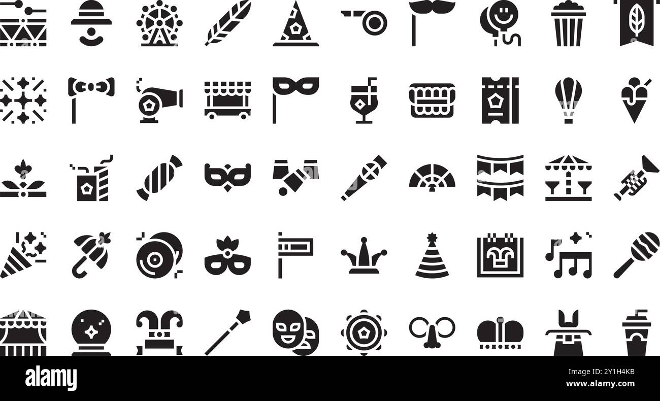 Carnival icons High-Quality Vector Icons Collection with Editable ...