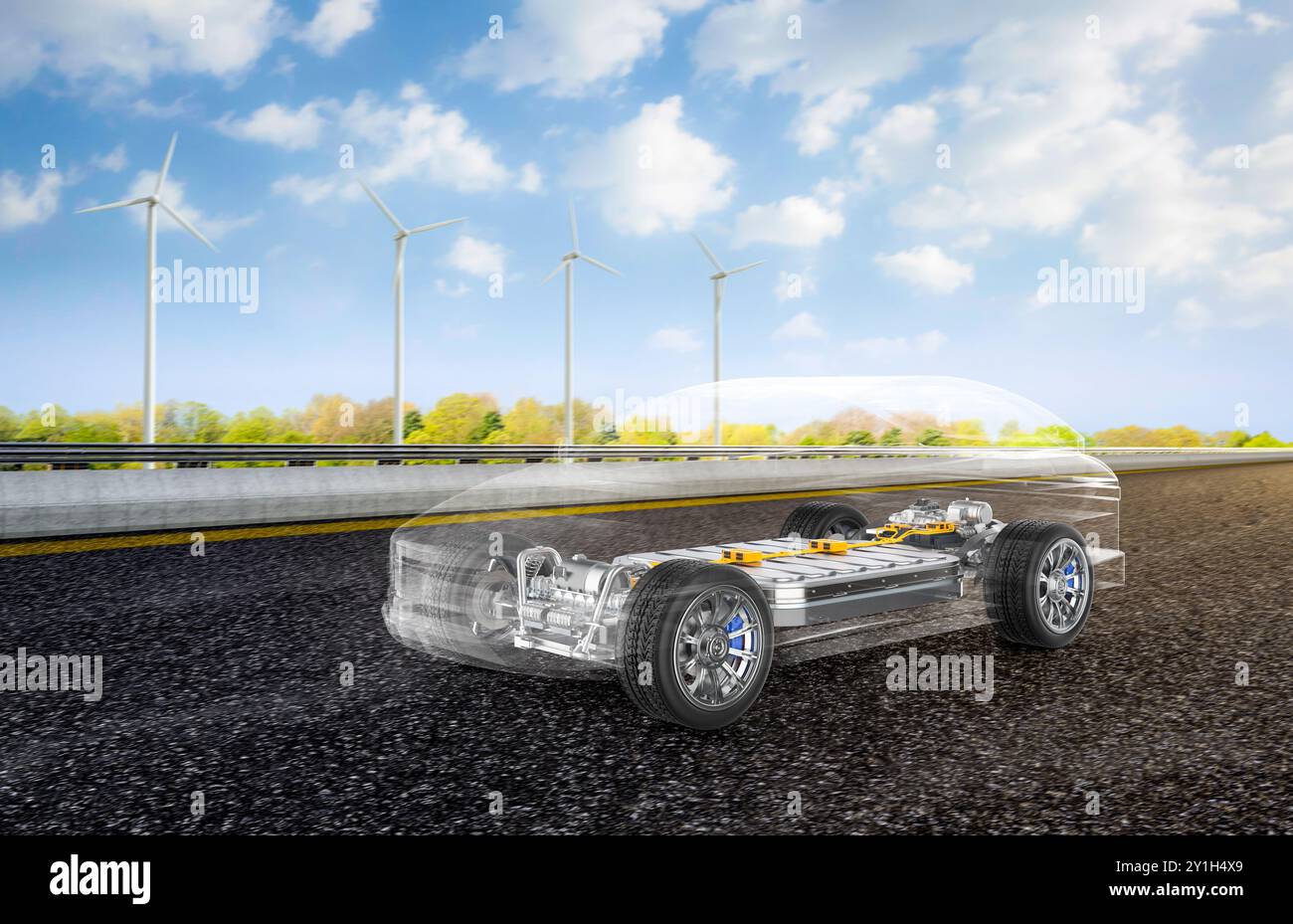 Ev Rendering 3d rendering transparent ev hi-res stock photography and images - Alamy