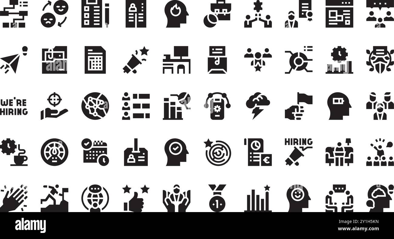 Business motivation icons High-Quality Vector Icons Collection with ...