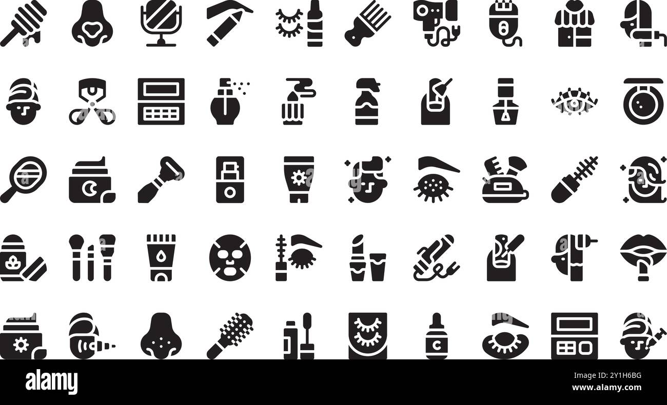 Cosmetology icons High-Quality Vector Icons Collection with Editable ...