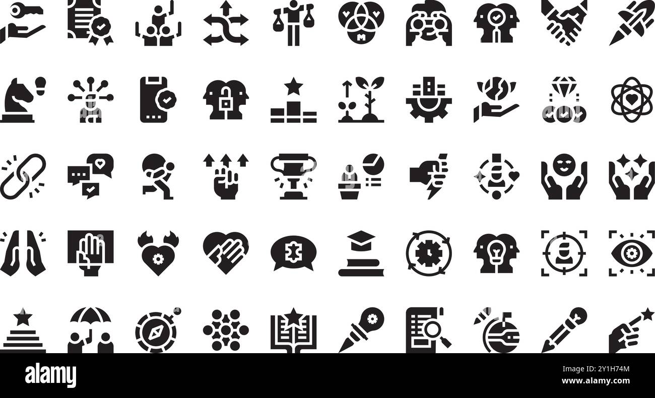 Mission vision and values icons High-Quality Vector Icons Collection ...