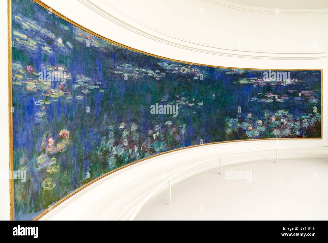 Water-lilies Nympheas series painted by Claude Monet (1840