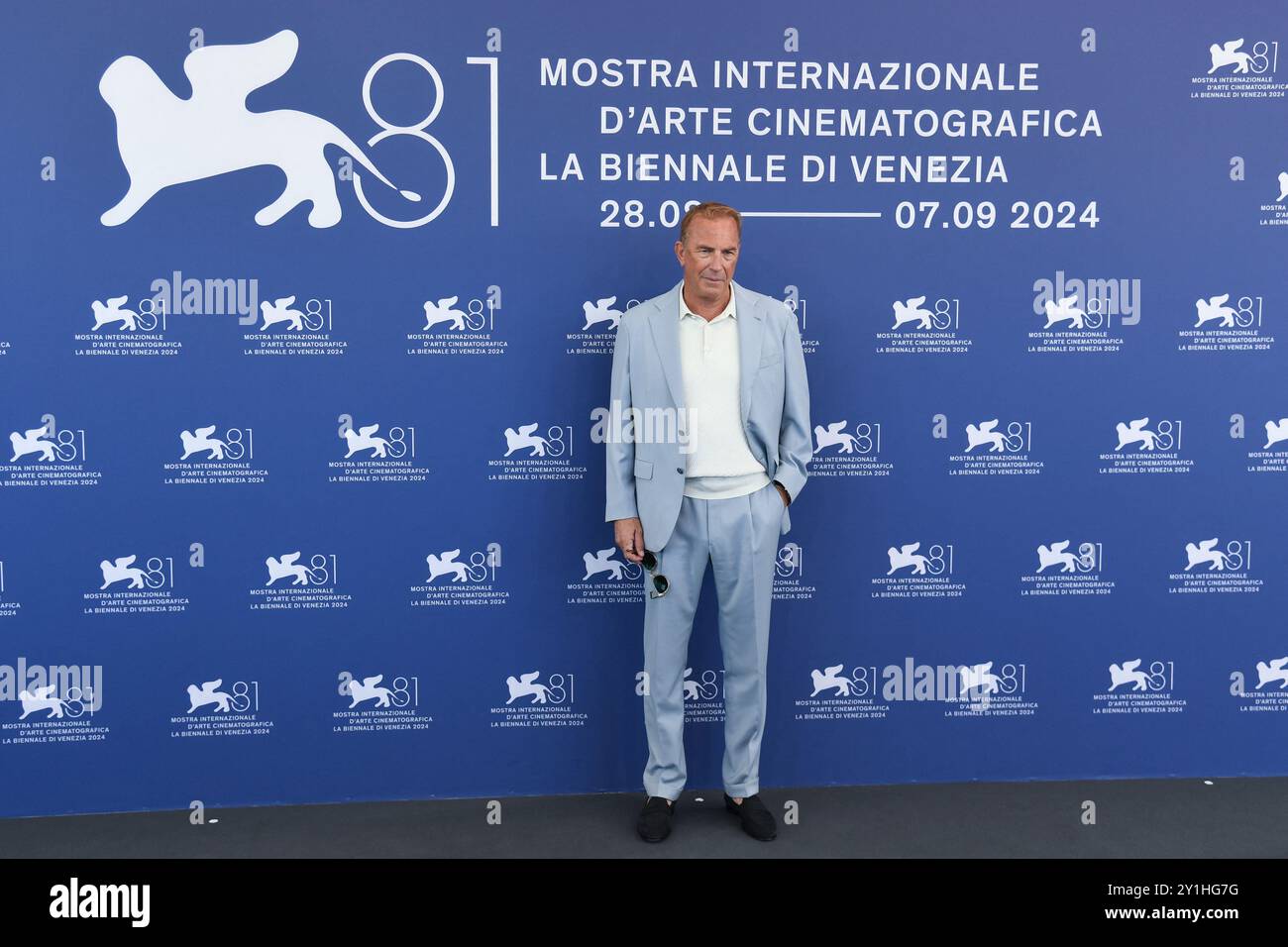 Venice, Italy. 06th Sep, 2024. Kevin Costner attending the Horizon An