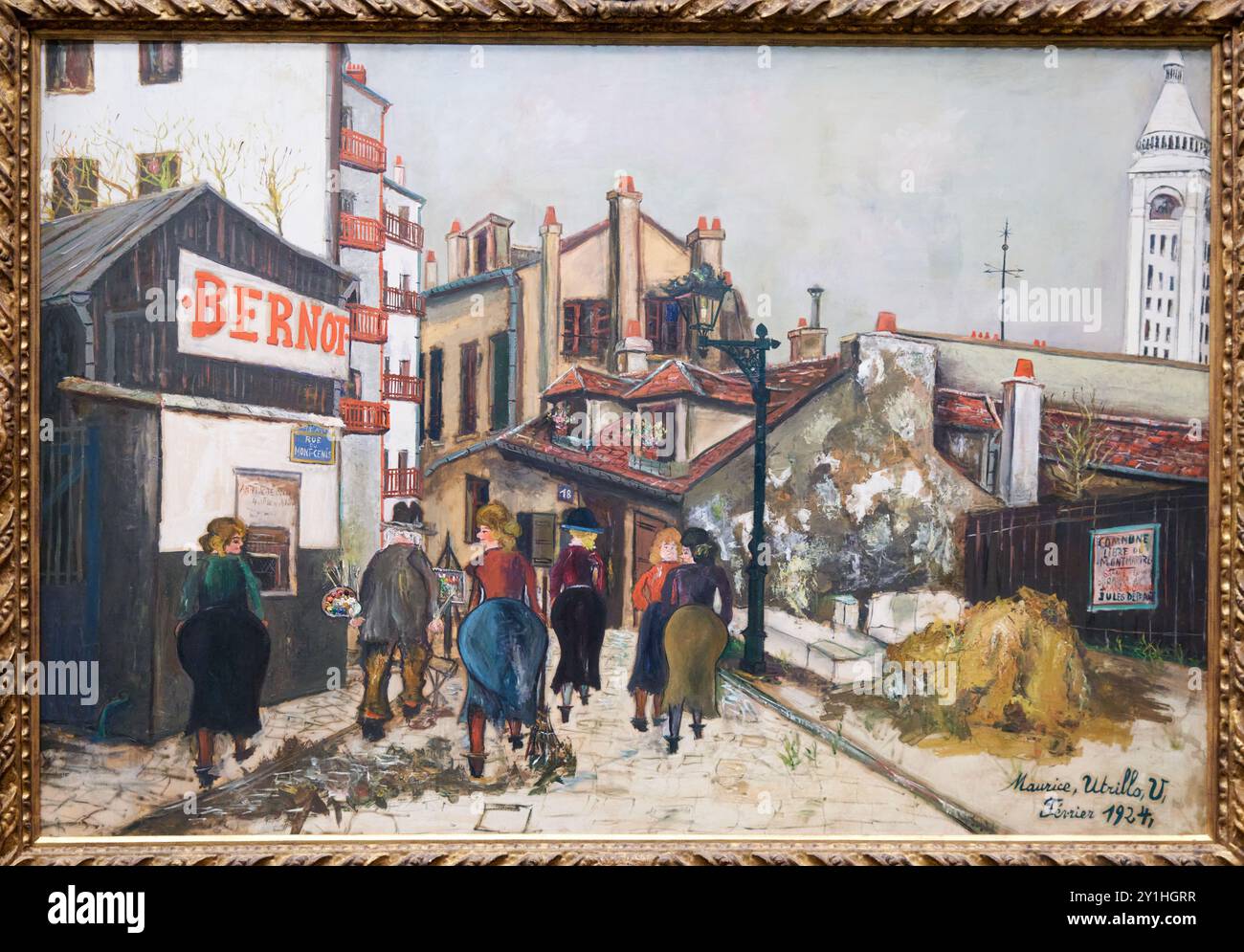 Maurice Utrillo、LANNOIS(SEINE ET OISE) MAURICE UTRILLO | SANNOIS (SEINE ET OISE) | Impressionist