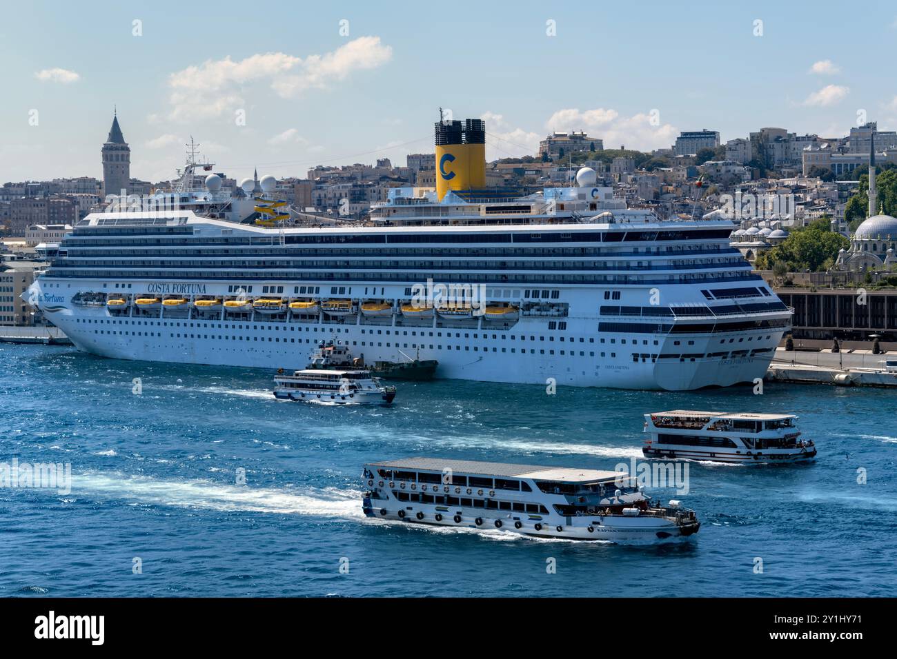 costa-fortuna-cruise-ship-docked-at-galataport-cruise-terminal-on-the