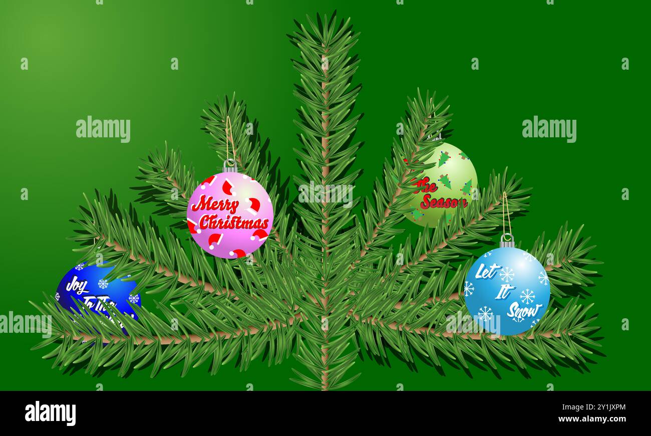 Backdrop of tree branches Stock Vector Images - Alamy