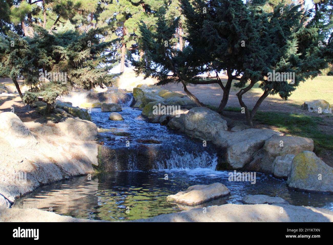 Garden waterfall feature hi-res stock photography and images - Alamy