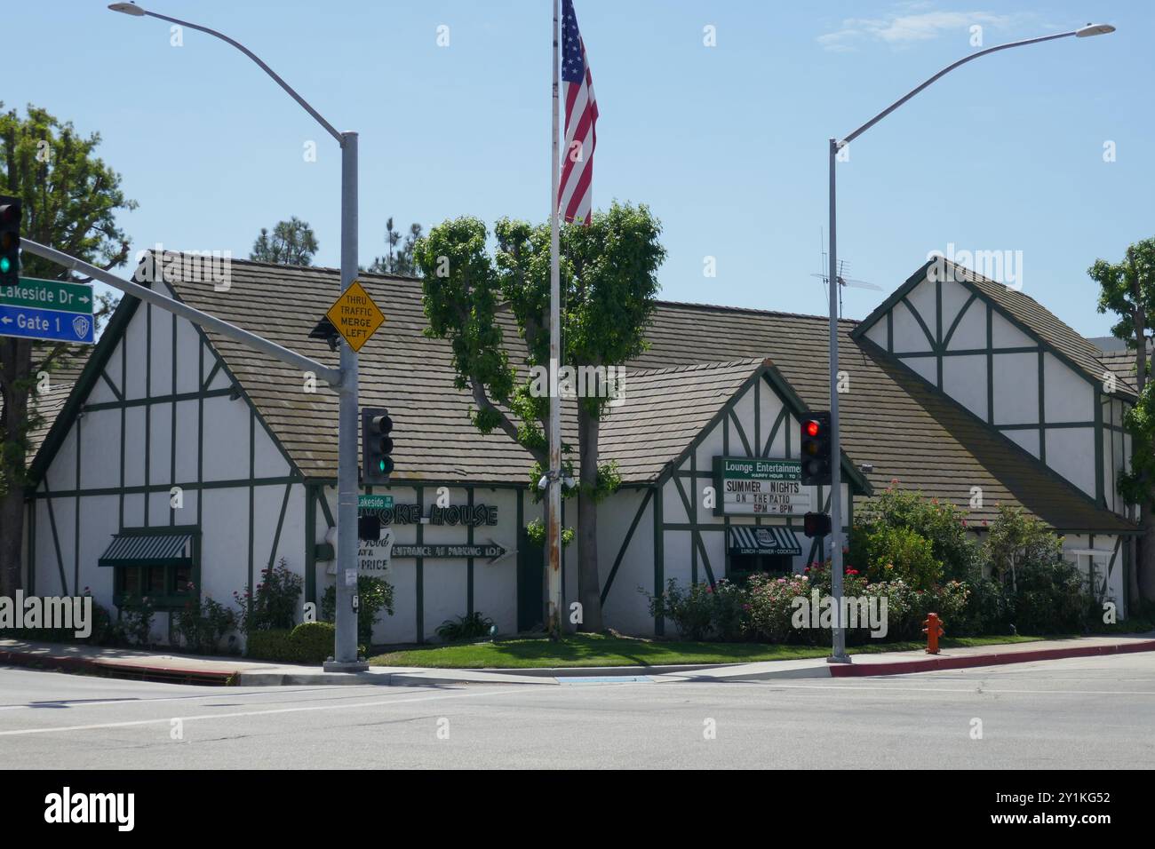 Burbank, California, USA 6th September 2024 Smoke House Restaurant whose regulars included Judy Garland, Humphrey Bogart, James Dean, Cary Grant, Robert Redford, Bob Hope, Bing Crosby, Jack Parr, William Frawley and others on September 6, 2024 in Burbank, California, USA. Photo by Barry King/Alamy Stock Photo Stock Photo