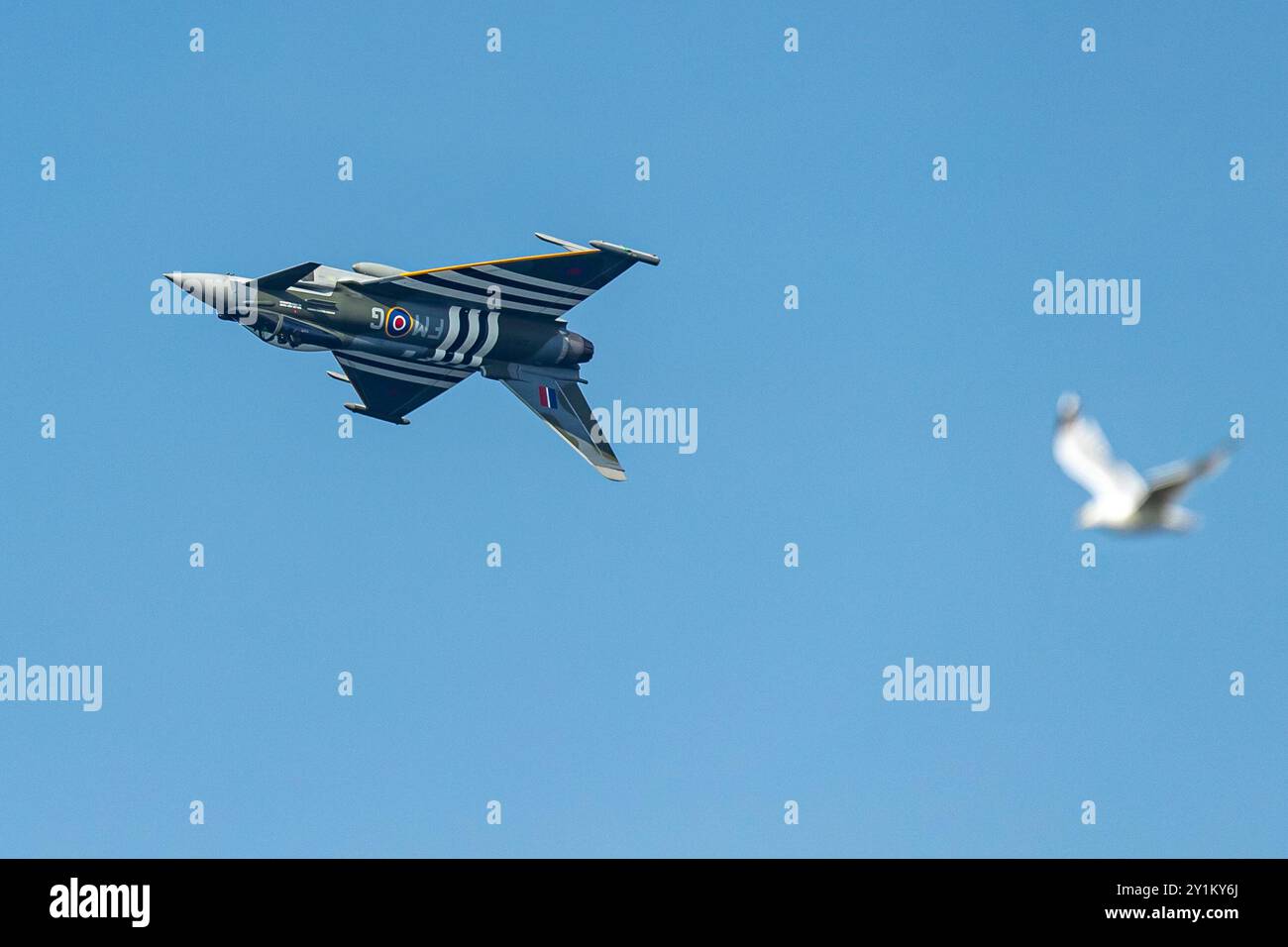 07/09/2024 Portrush Portrush Airshow 2024 Eurofighter Typhoon carries