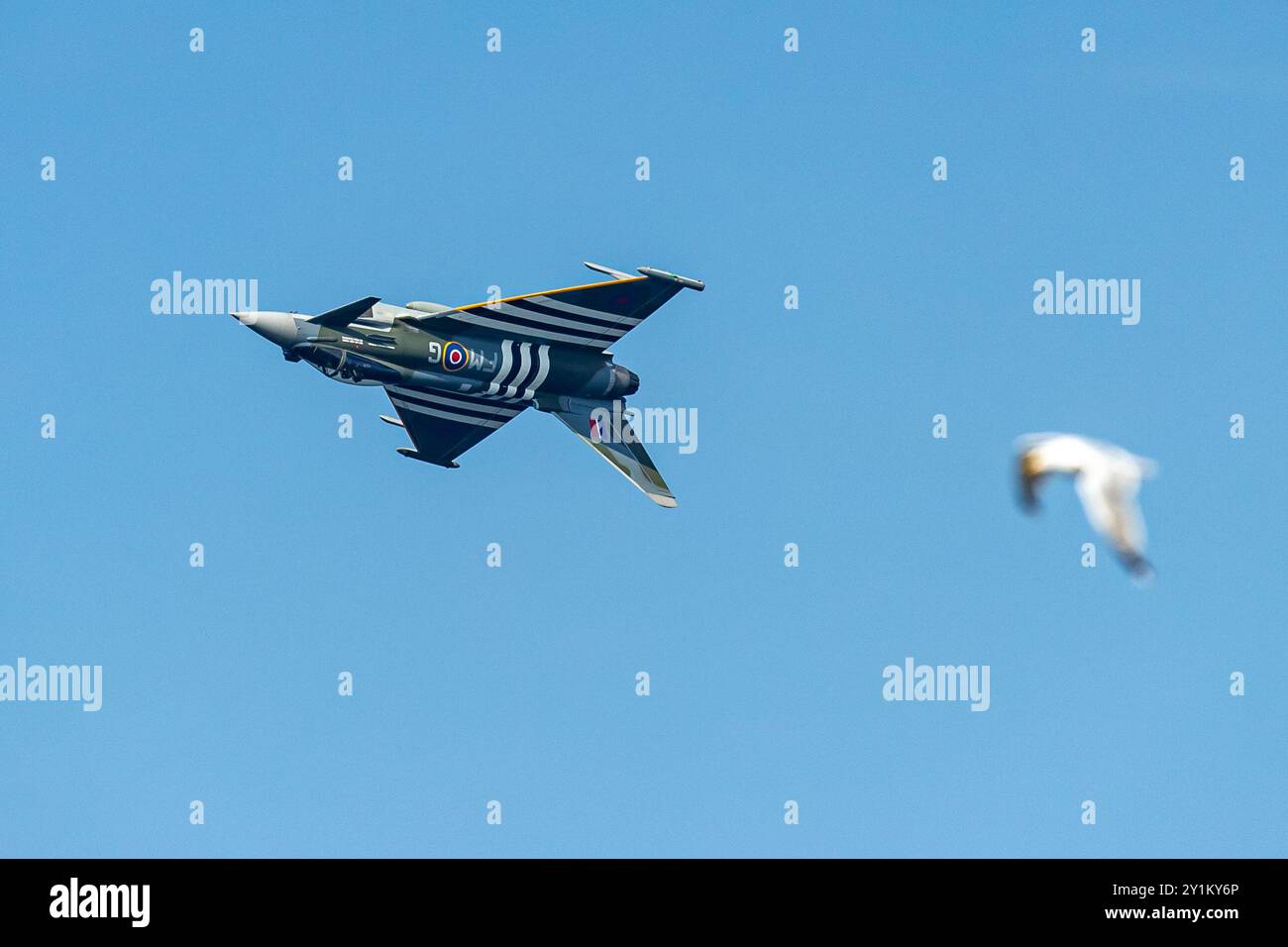 07/09/2024 Portrush Portrush Airshow 2024 Eurofighter Typhoon carries