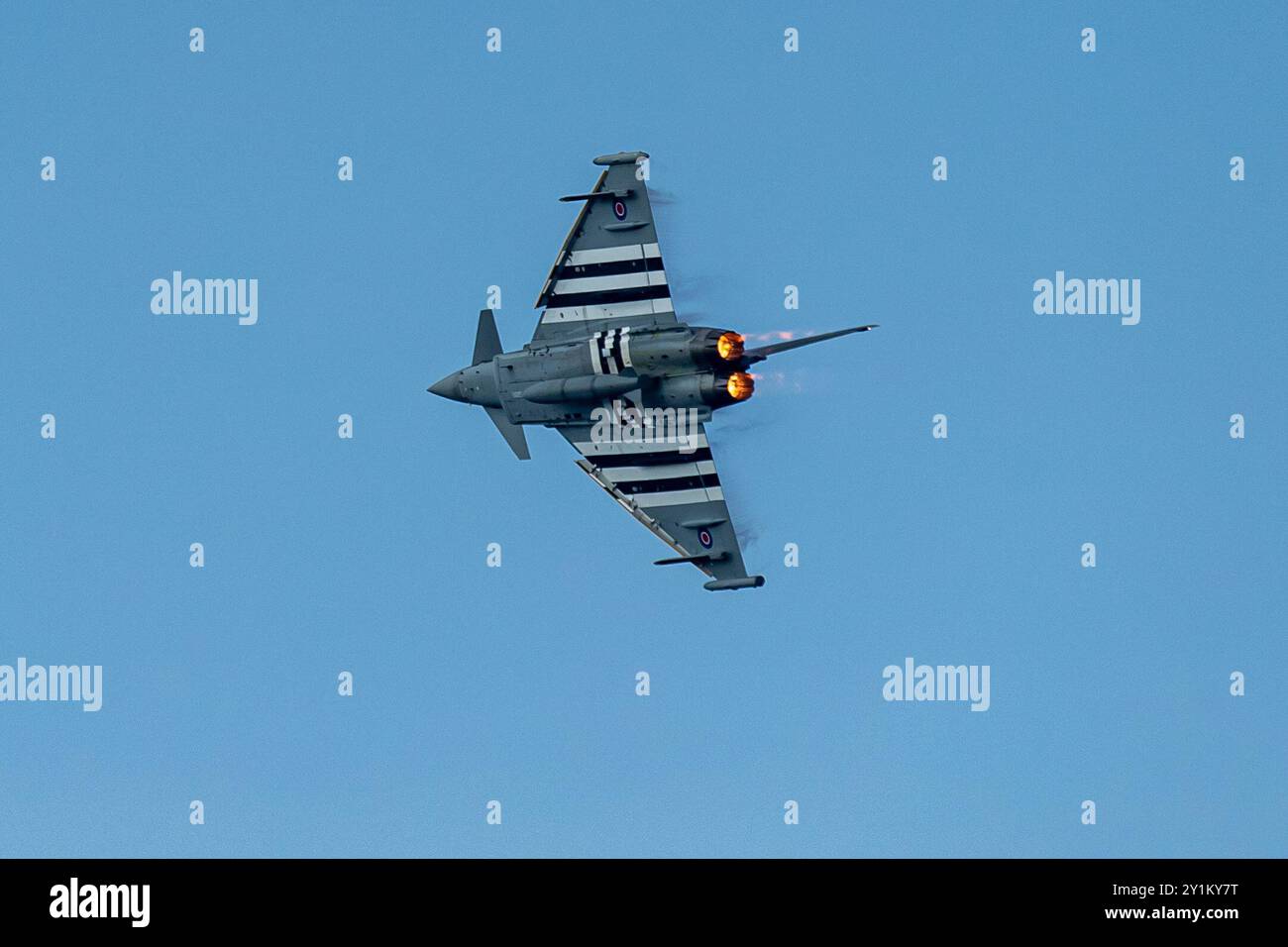 07/09/2025 Portrush Portrush Airshow 2025 Eurofighter Typhoon carries