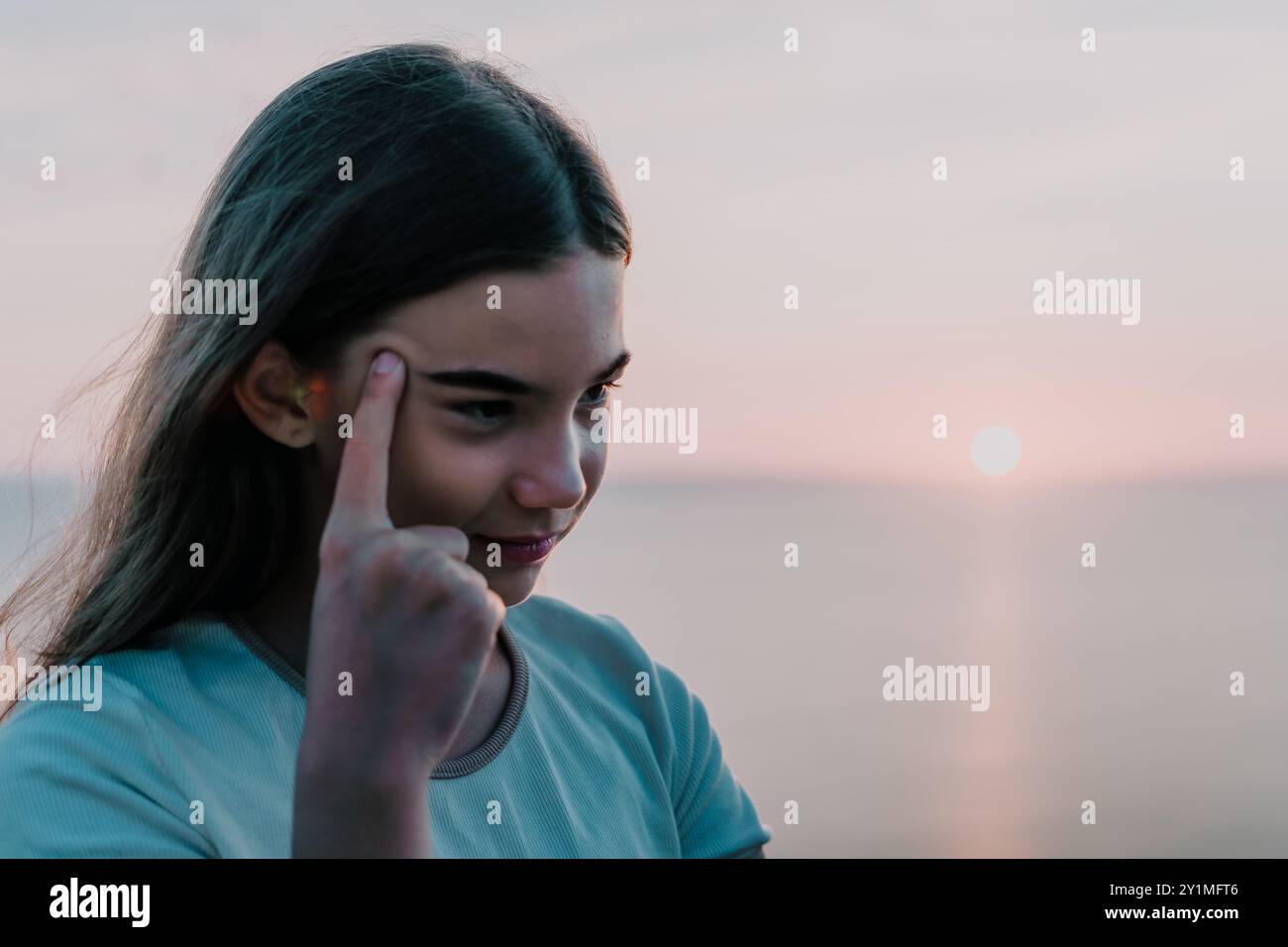 Teenager in orange t shirt hi-res stock photography and images - Alamy