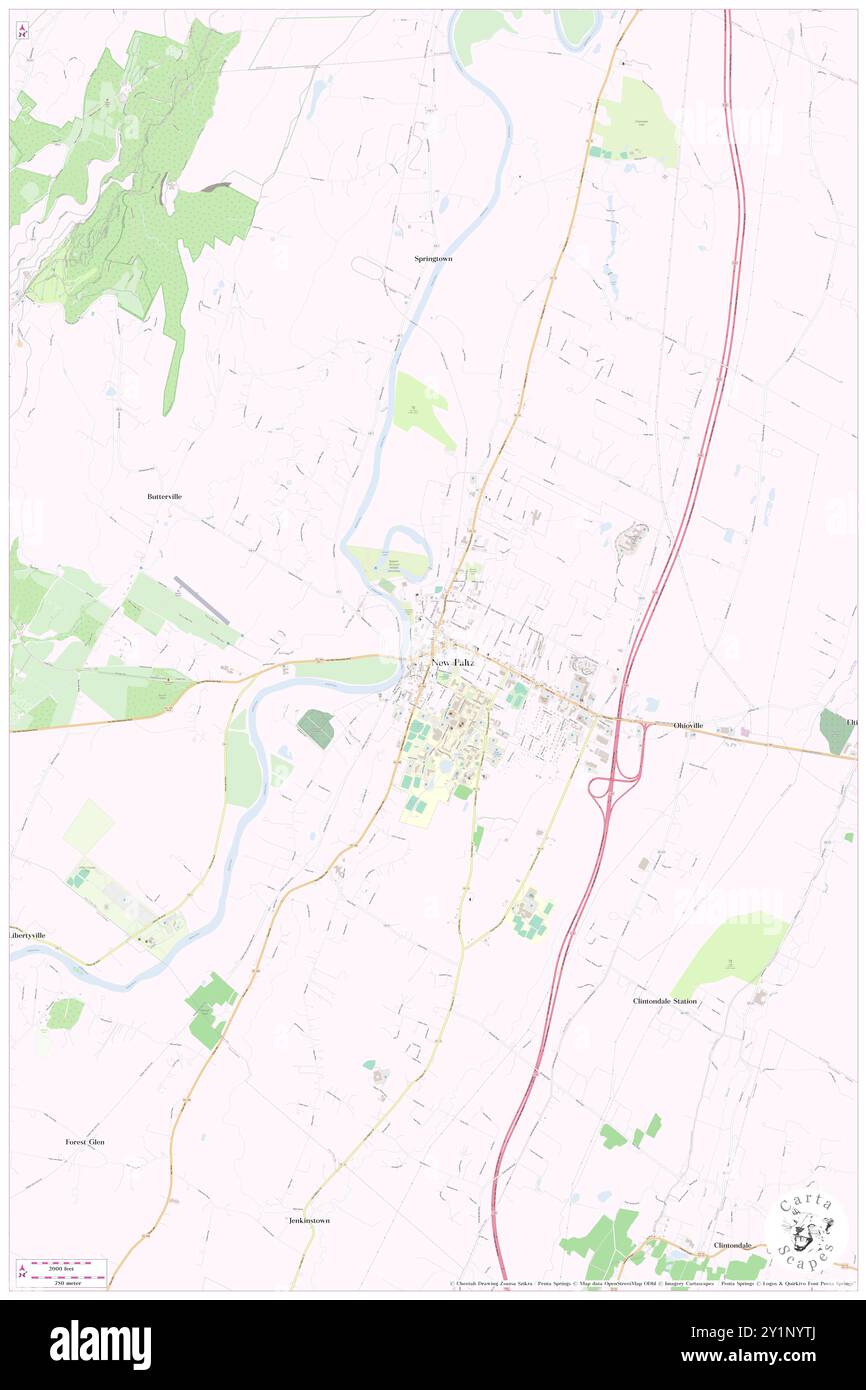 New paltz map Cut Out Stock Images &amp; Pictures - Alamy