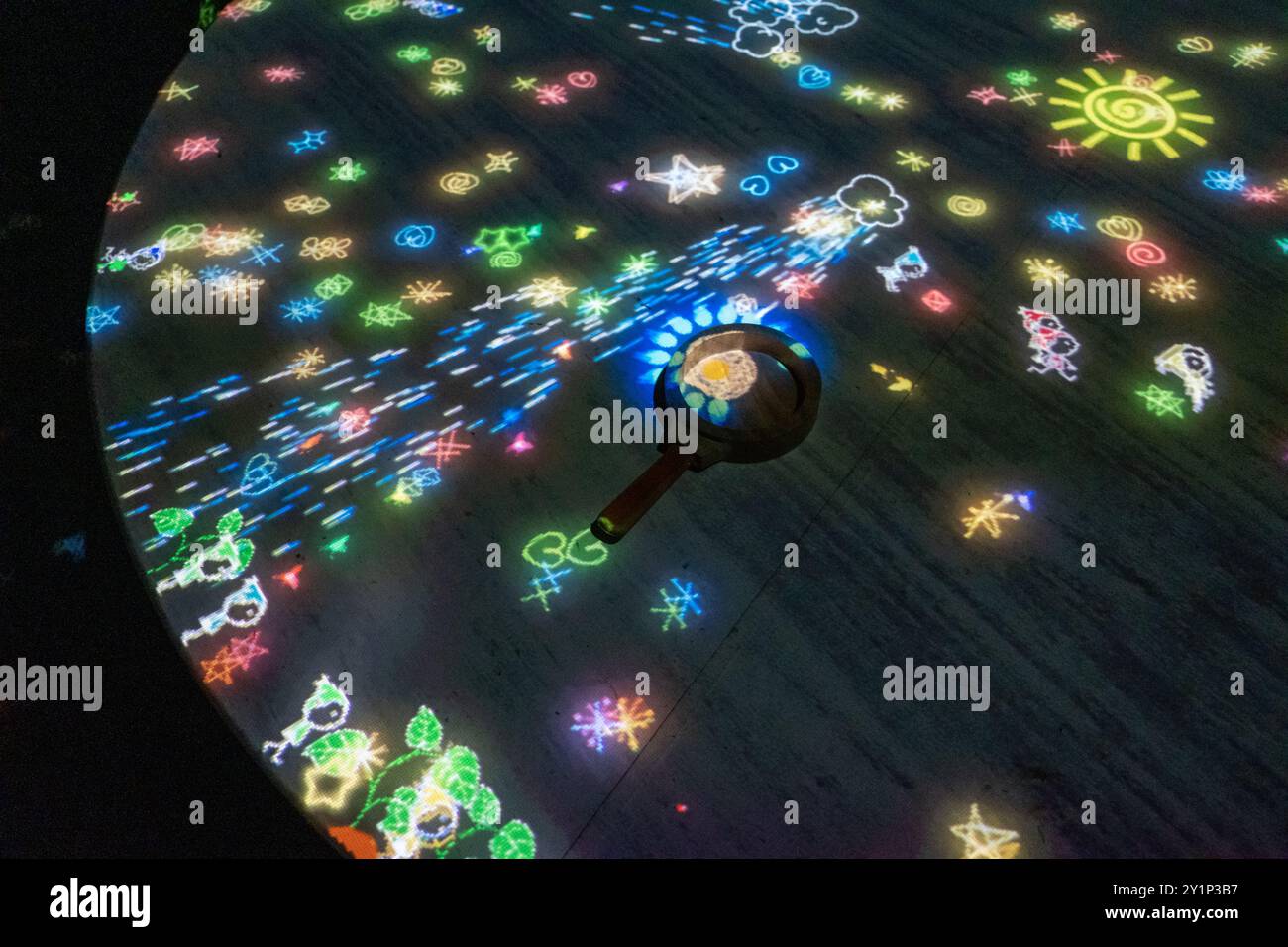 Teamlab Train Table Singapore - 9 March 2024: A Table where Little People Live at Future ...