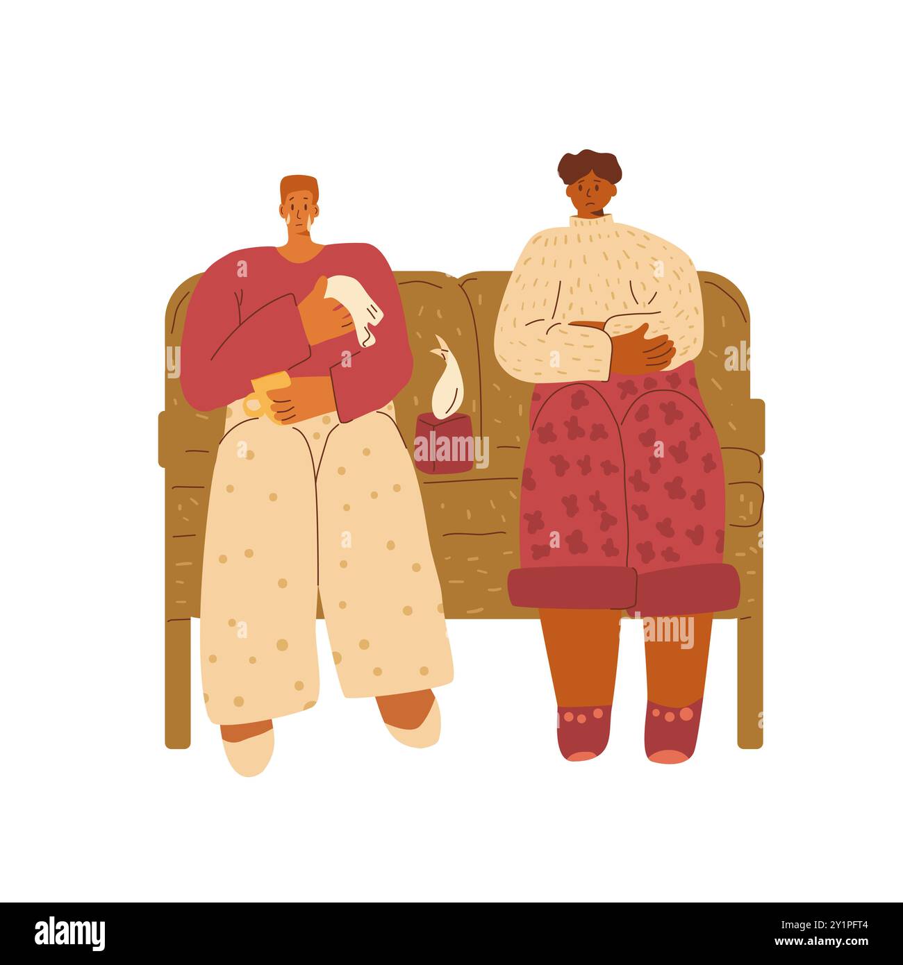 Two sad men on Stock Vector Images - Alamy