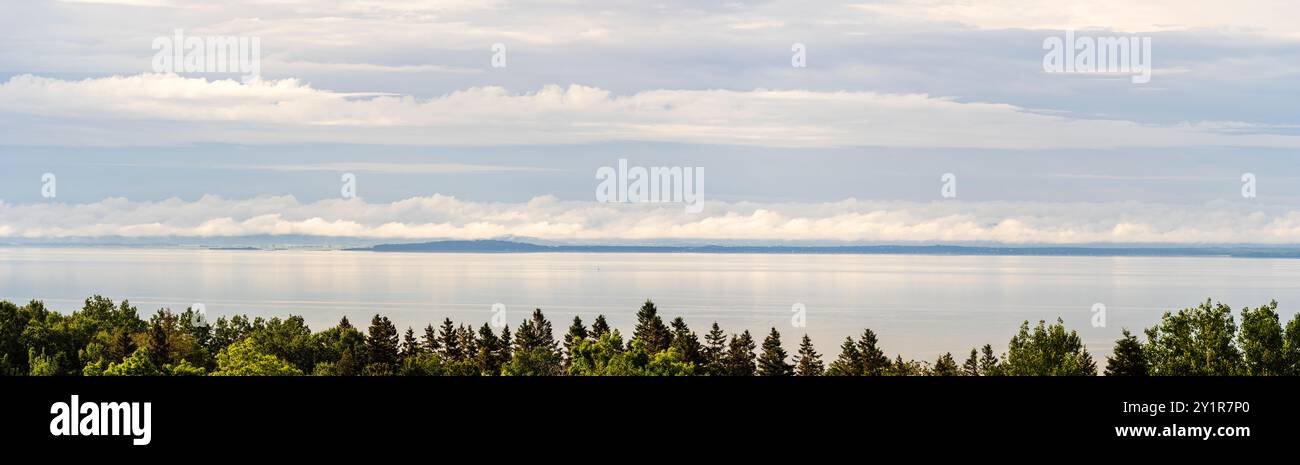 Charlevoix landscape, Quebec, Canada Stock Photo