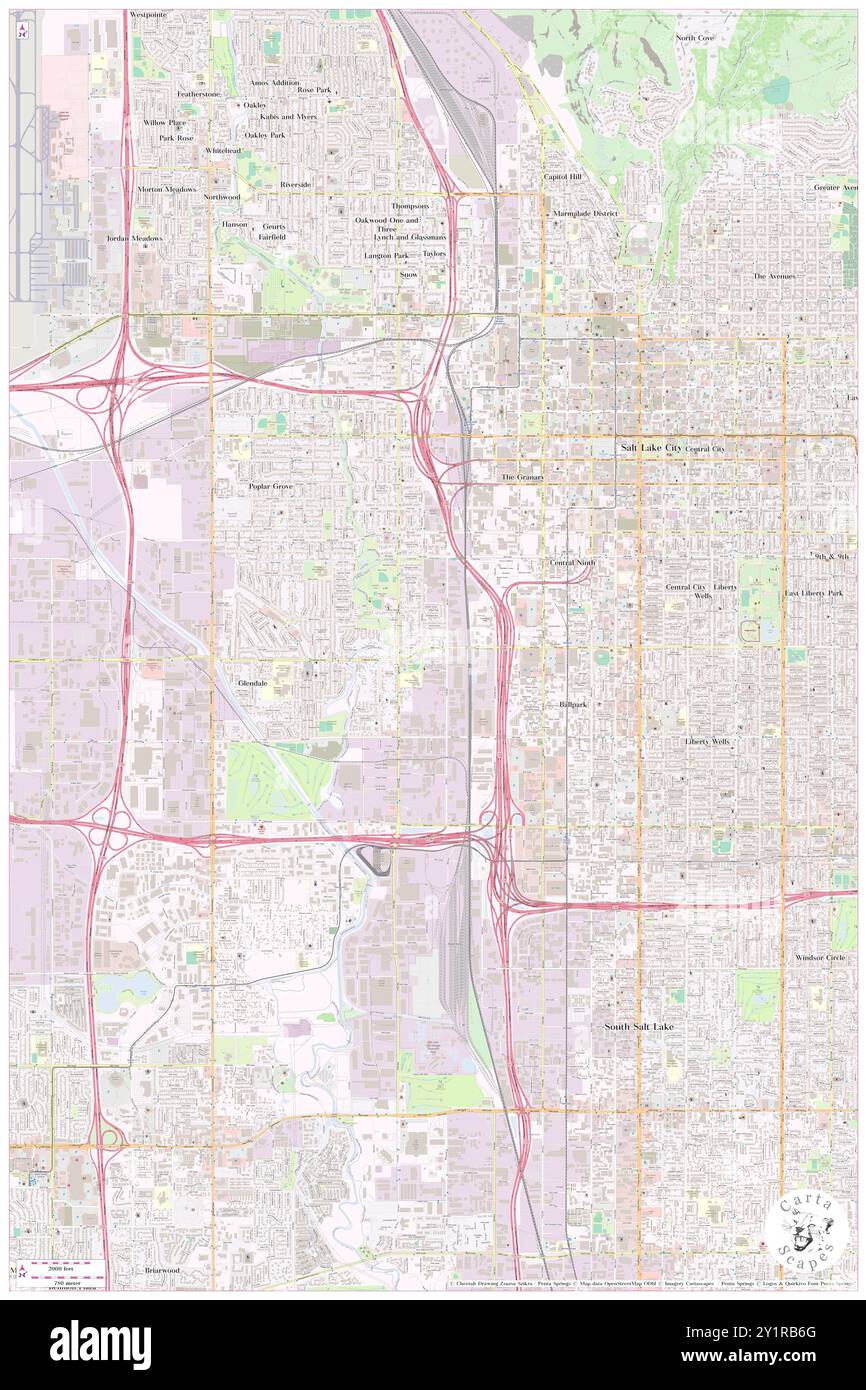 Mellen, Salt Lake County, US, United States, Utah, N 40 44' 28'', S 111 54' 45'', map, Cartascapes Map published in 2024. Explore Cartascapes, a map revealing Earth's diverse landscapes, cultures, and ecosystems. Journey through time and space, discovering the interconnectedness of our planet's past, present, and future. Stock Photo