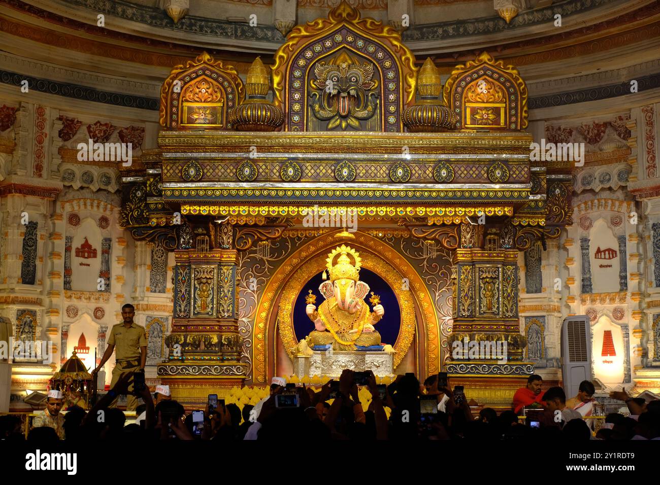 08 September 2024 Pune Maharashtra India Beautiful Sculpture Of 