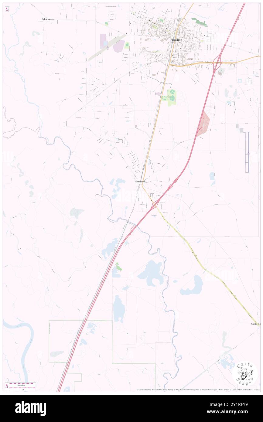 Willow Bend Mobile Home Park, Pearl River County, US, United States, Mississippi, N 30 28' 20'', S 89 41' 48'', map, Cartascapes Map published in 2024. Explore Cartascapes, a map revealing Earth's diverse landscapes, cultures, and ecosystems. Journey through time and space, discovering the interconnectedness of our planet's past, present, and future. Stock Photo