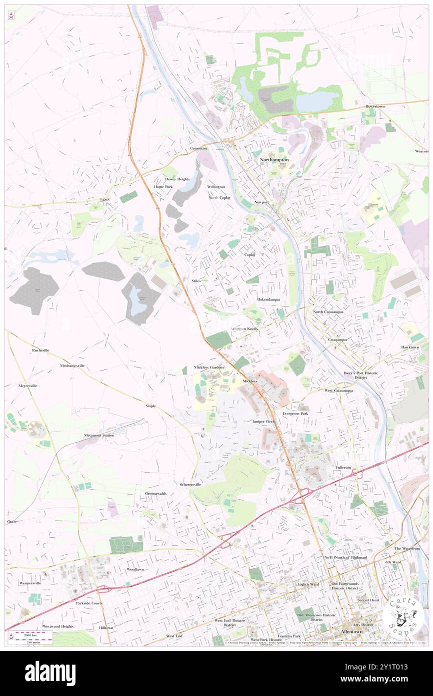 Whitehall, Sussex County, US, United States, New Jersey, N 40 57' 52'', S 74 44' 21'', map, Cartascapes Map published in 2024. Explore Cartascapes, a map revealing Earth's diverse landscapes, cultures, and ecosystems. Journey through time and space, discovering the interconnectedness of our planet's past, present, and future. Stock Photo