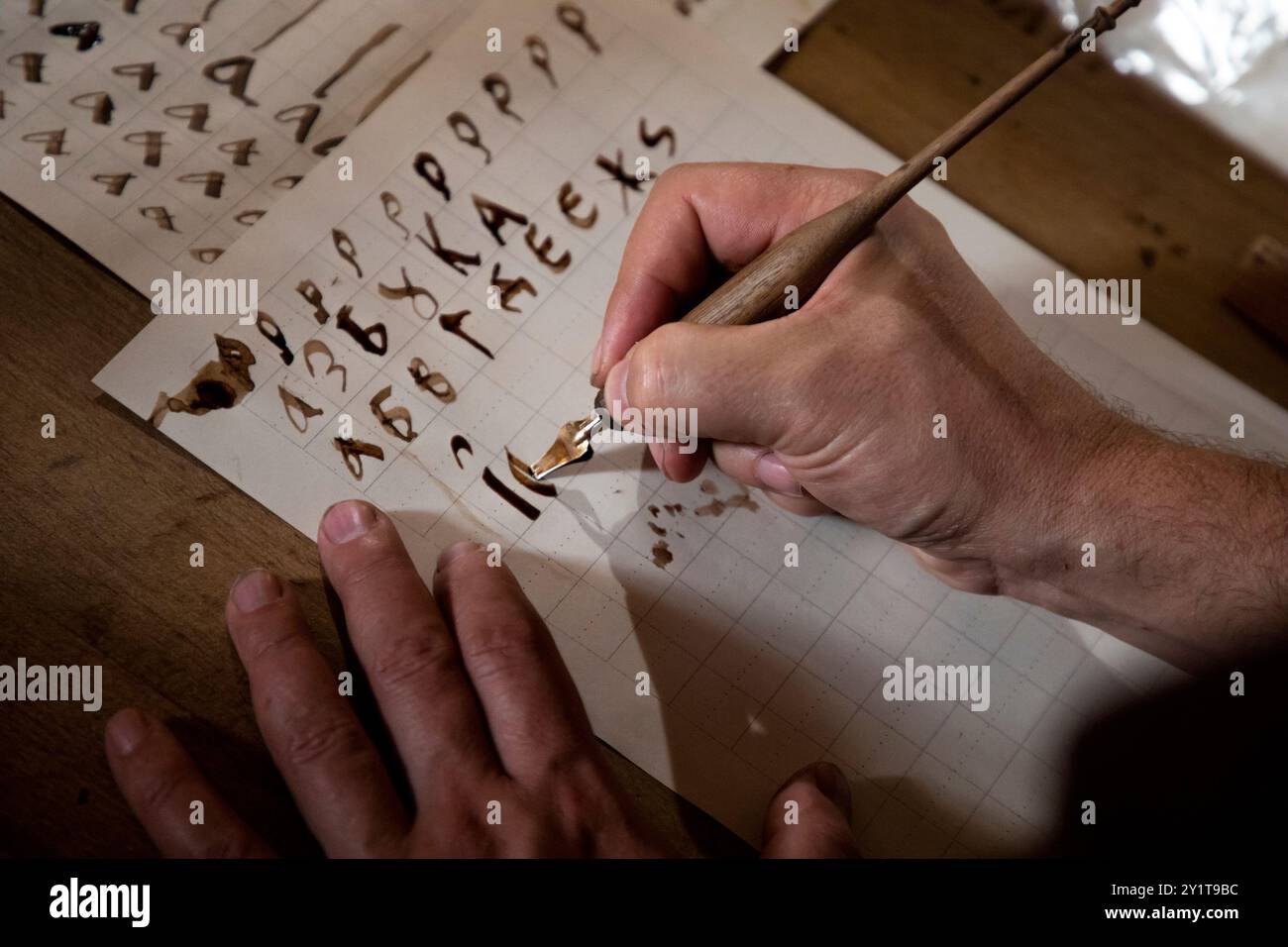 Old slavic alphabet hi-res stock photography and images - Alamy