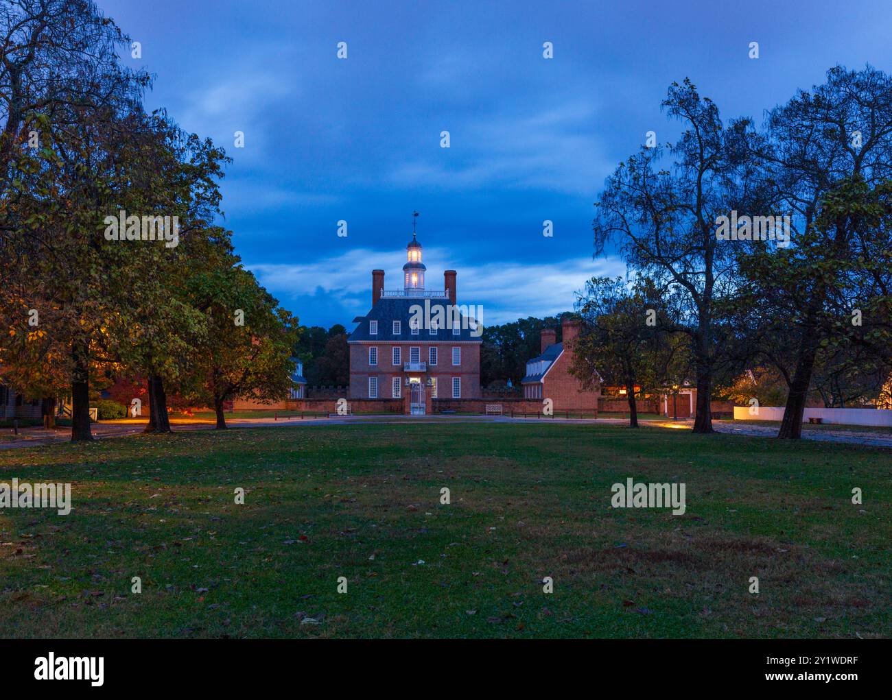 Governors House Williamsburg Stock Photo