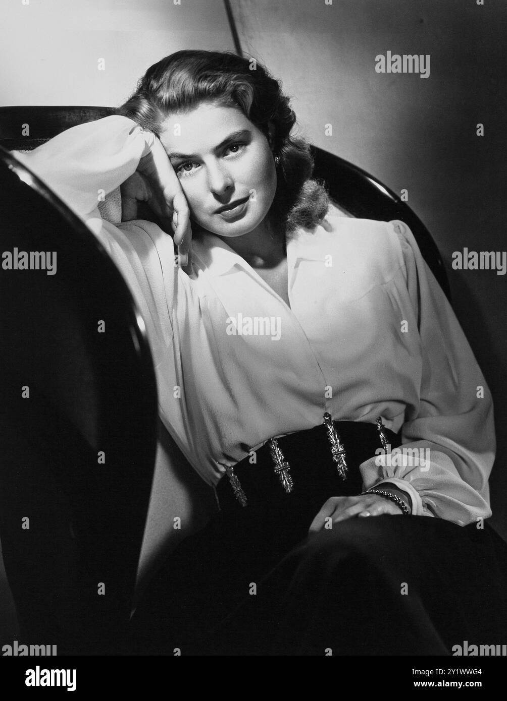 Ingrid Bergman, 1942 - publicity photo by Ernest A. Bachrach (American, 1890-1980) Stock Photo