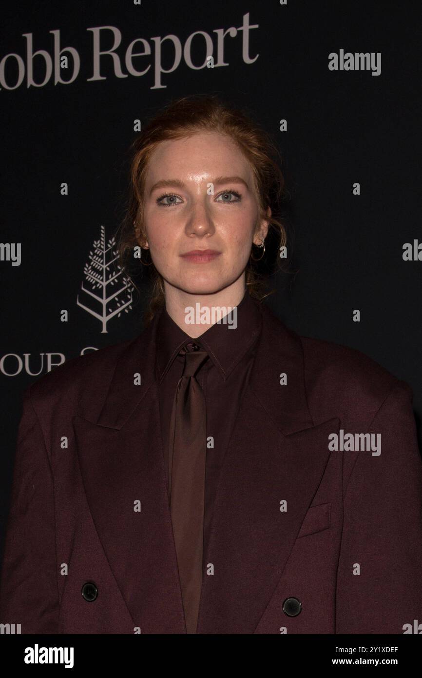 Annalise Basso attends the 'Road to the Golden Globes' Party during the 2024 Toronto International Film Festival at the Four Seasons Hotel. Stock Photo