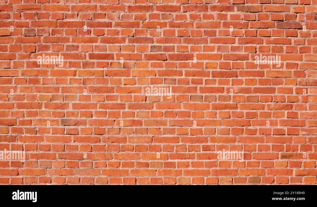 Red brick old vintage wall texture background design material Stock Photo