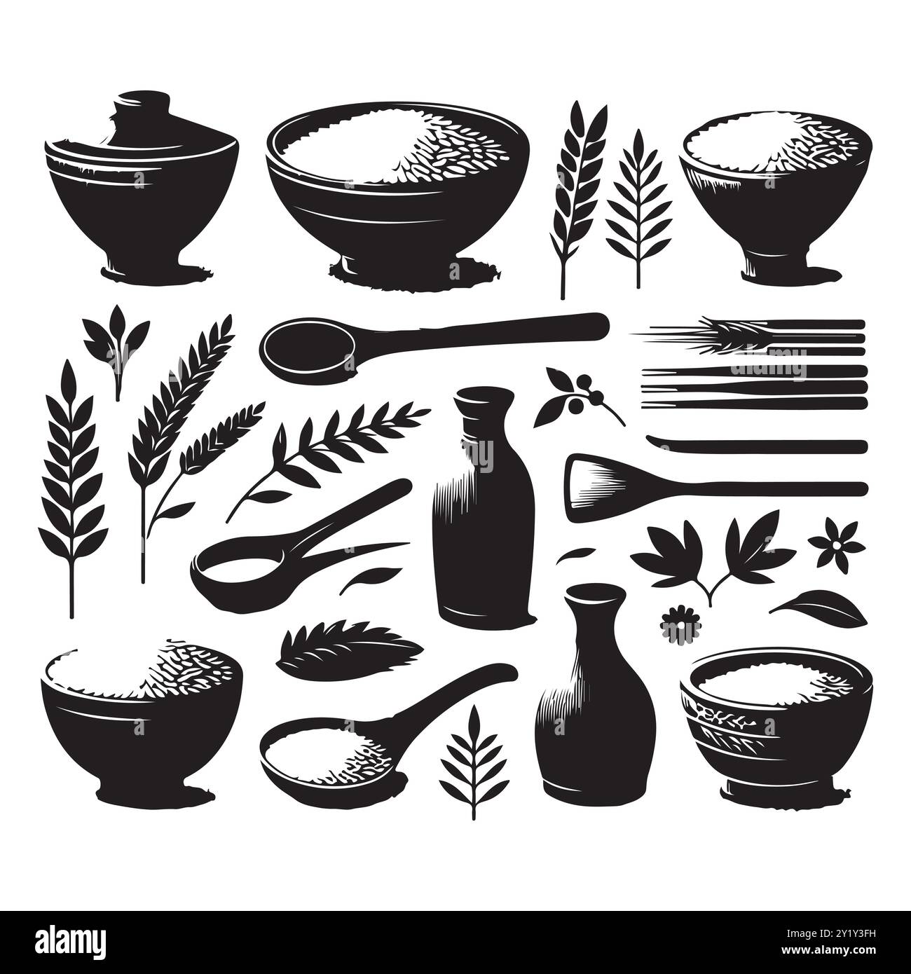 Kitchen staple vector vectors hi-res stock photography and images - Alamy