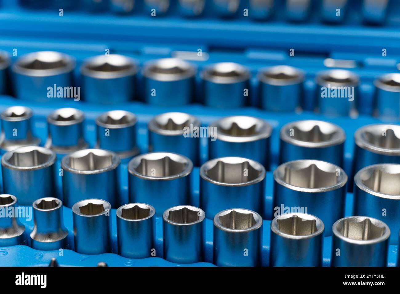 hex socket set, close up Stock Photo