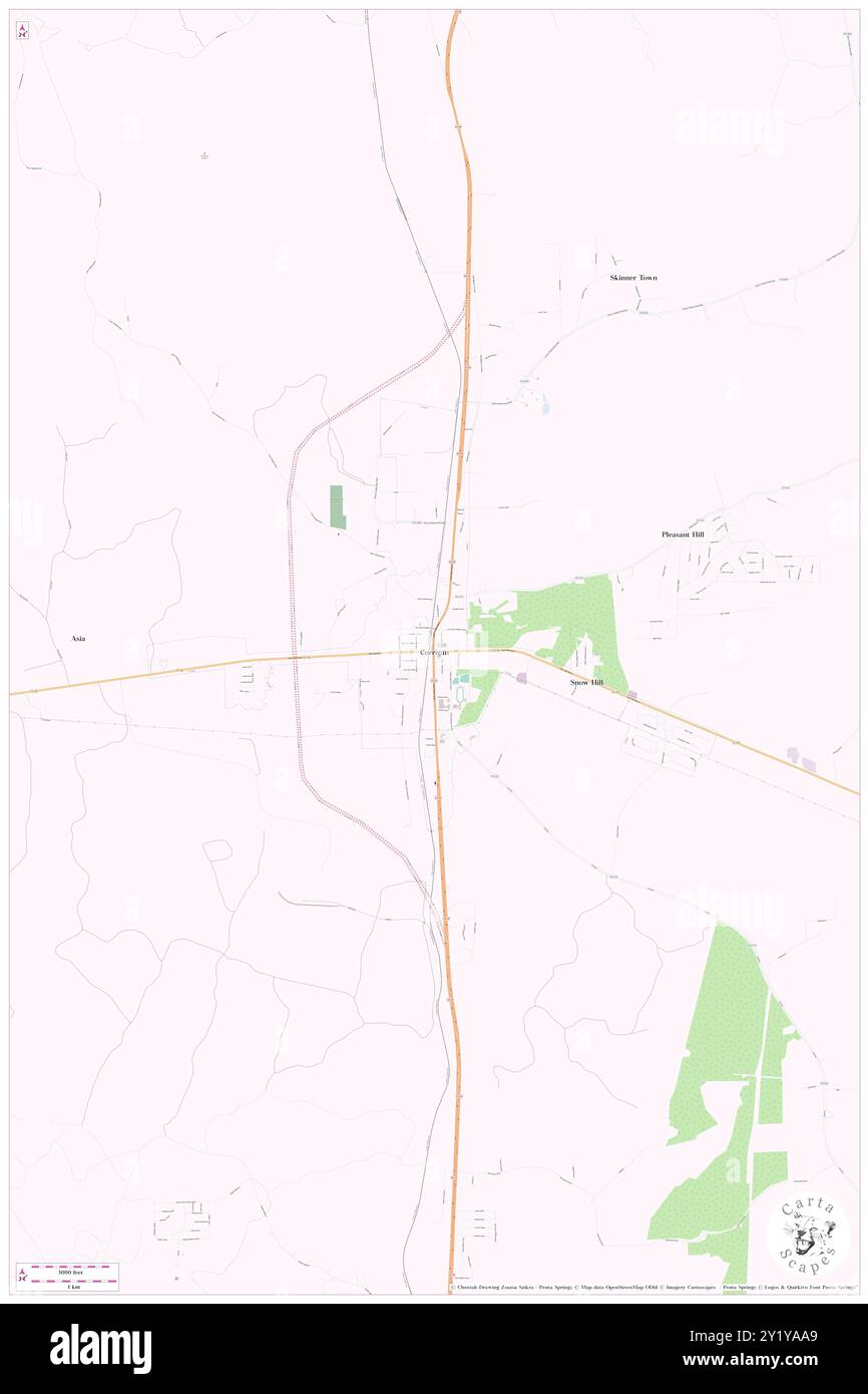 Corrigan, Polk County, US, United States, Texas, N 30 59' 48'', S 94 49' 37'', map, Cartascapes Map published in 2024. Explore Cartascapes, a map revealing Earth's diverse landscapes, cultures, and ecosystems. Journey through time and space, discovering the interconnectedness of our planet's past, present, and future. Stock Photo