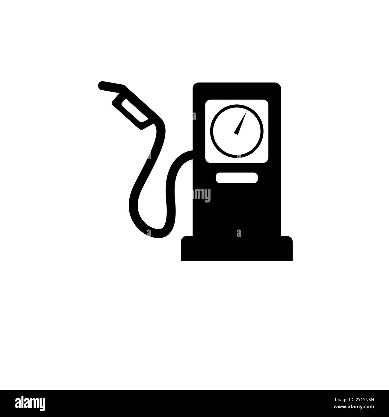 Gas Station, Gasoline Fuel, Petrol Solid Flat Vector Icon Isolated on ...