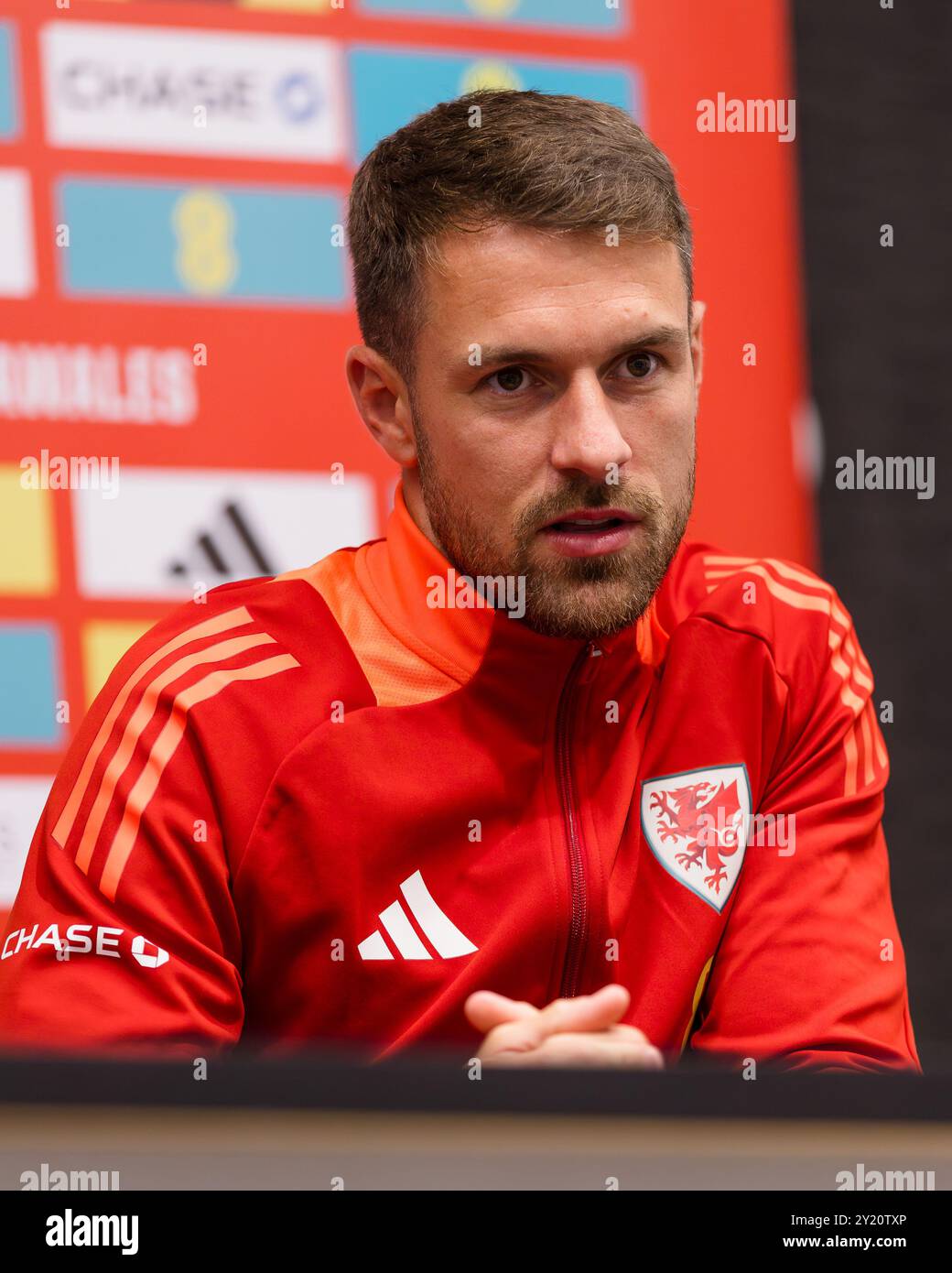 podgorica-montenegro-08th-sep-2024-wales-captain-aaron-ramsey