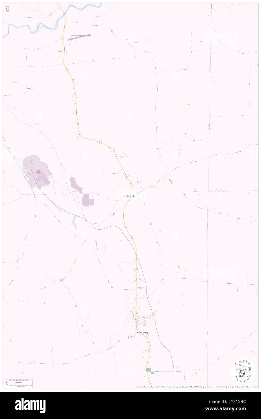 Riceville, Cattaraugus County, US, United States, New York, N 42 26' 33'', S 78 36' 53'', map, Cartascapes Map published in 2024. Explore Cartascapes, a map revealing Earth's diverse landscapes, cultures, and ecosystems. Journey through time and space, discovering the interconnectedness of our planet's past, present, and future. Stock Photo