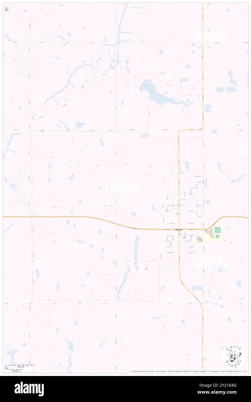 Morris, Okmulgee County, US, United States, Oklahoma, N 35 36' 27'', S 95 51' 36'', map, Cartascapes Map published in 2024. Explore Cartascapes, a map revealing Earth's diverse landscapes, cultures, and ecosystems. Journey through time and space, discovering the interconnectedness of our planet's past, present, and future. Stock Photo