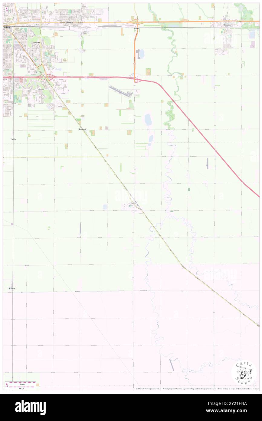 Sabin, Clay County, US, United States, Minnesota, N 46 46' 46'', S 96 39' 11'', map, Cartascapes Map published in 2024. Explore Cartascapes, a map revealing Earth's diverse landscapes, cultures, and ecosystems. Journey through time and space, discovering the interconnectedness of our planet's past, present, and future. Stock Photo