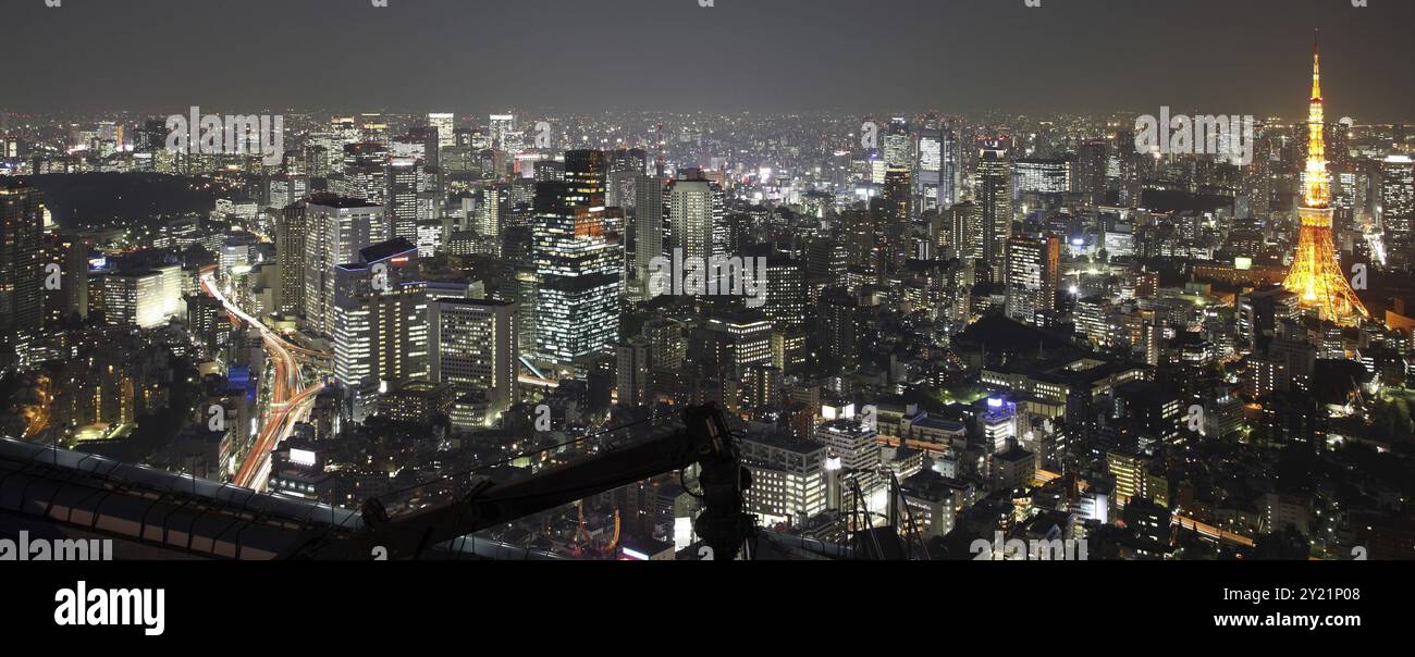 Tokyo from above night hi-res stock photography and images - Alamy