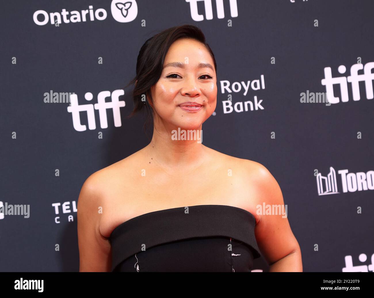 Toronto, Canada. 08th Sep, 2024. Stephanie Hsu arriving at “The Wild Robot' premiere during the 2024 Toronto International Film Festival held at the Roy Thomson Hall on September 8, 2024 in Toronto, Canada © JPA/AFF-USA.com Credit: AFF/Alamy Live News Stock Photo
