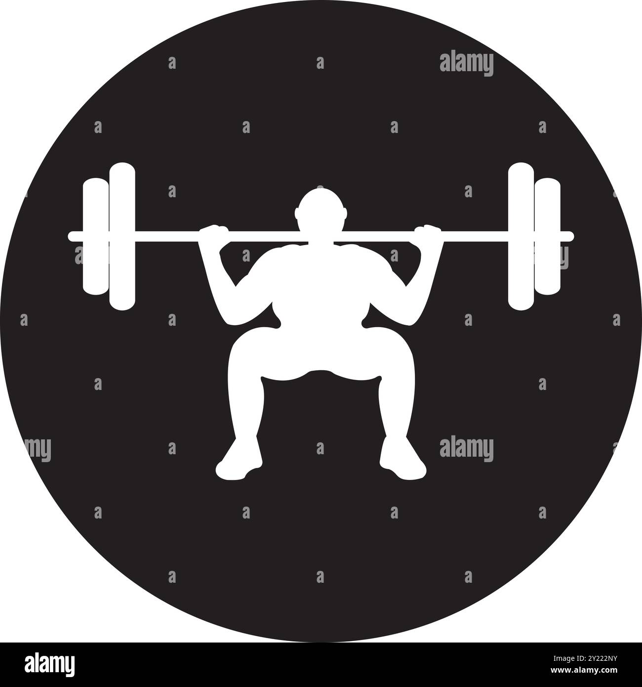 Male weight lifter Stock Vector Images - Alamy
