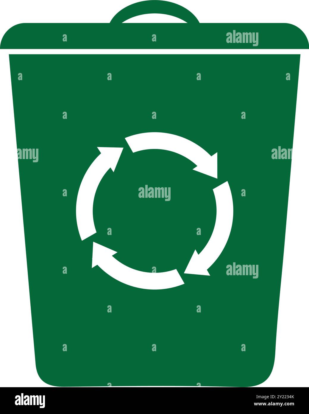 Recycle triangle icon simple hi-res stock photography and images - Alamy