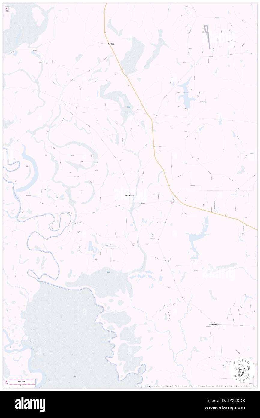 Industrial, Pearl River County, US, United States, Mississippi, N 30 34' 34'', S 89 45' 48'', map, Cartascapes Map published in 2024. Explore Cartascapes, a map revealing Earth's diverse landscapes, cultures, and ecosystems. Journey through time and space, discovering the interconnectedness of our planet's past, present, and future. Stock Photo