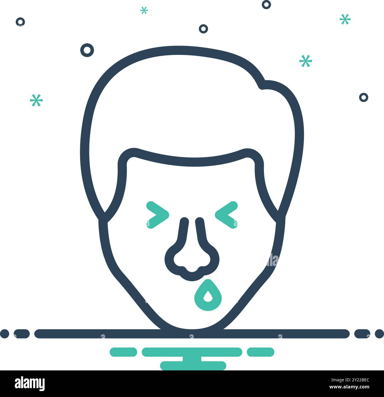 Icon for runny nose, runny Stock Vector Image & Art - Alamy